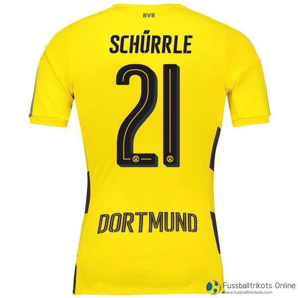 Borussia Dortmund Trikot Heim Schurrle 2017-18 Fussballtrikots Günstig